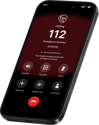 Emergency call screen